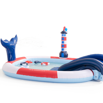 Swim Essentials Piscina Infantil Tobogán Ballena 2.10M