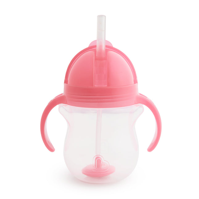 Vaso con pajita Munchkin Rosa 207 ml