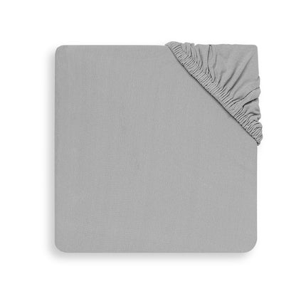 Jollein Sábana Ajustable Jersey Suave Gris 60x120cm