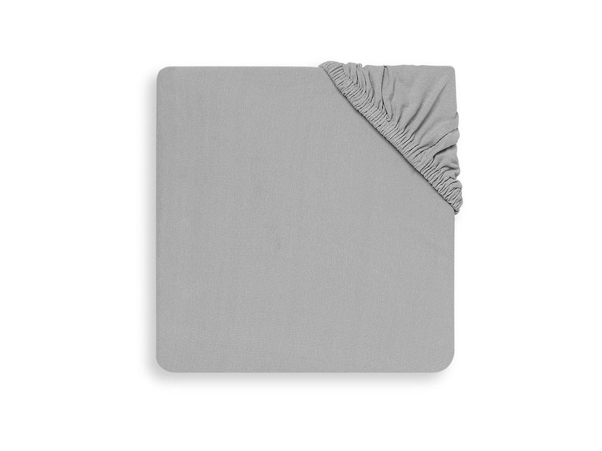 Jollein Sábana Ajustable Jersey Suave Gris 60x120cm