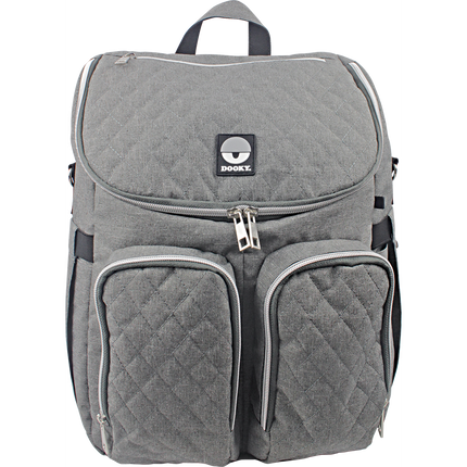 Bolso Cambiador Dooky Gris Melange