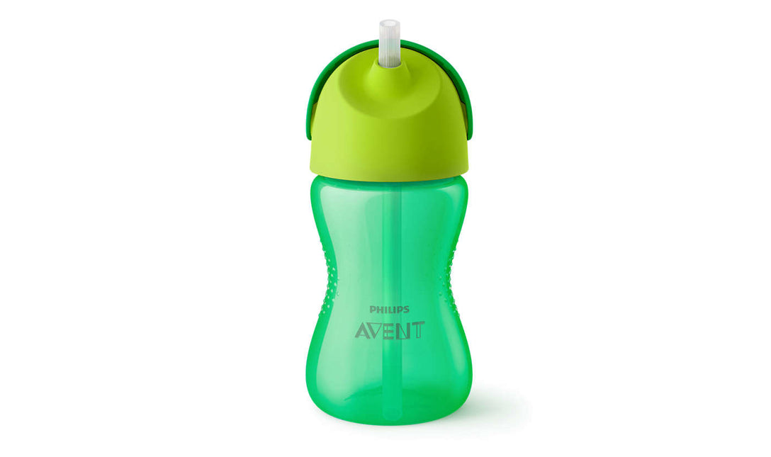 Philips Avent Vaso con pajitas 300 ml 12 m+ Verde