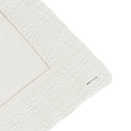 Meyco Boxcloth Flor Romántica Blanco hueso