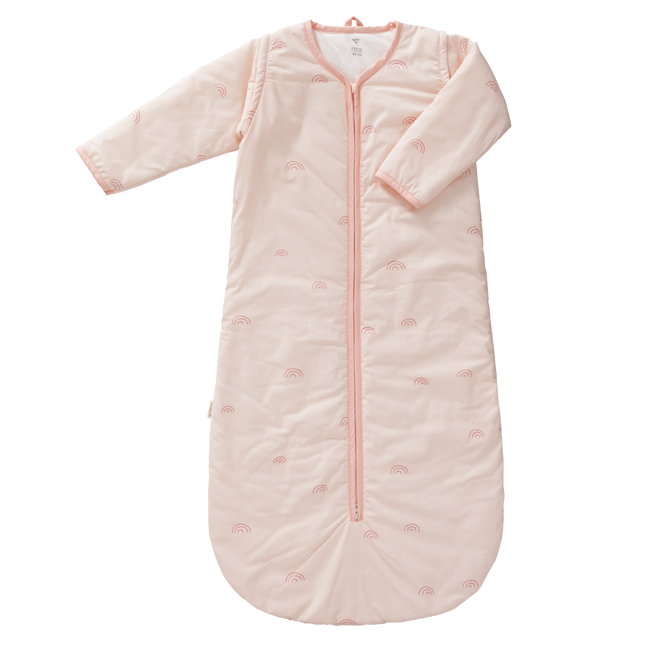 Saco de Dormir Fresk Saco de Dormir de Invierno para Bebé Afristsbare Manga Arco Iris Rosa Chintz