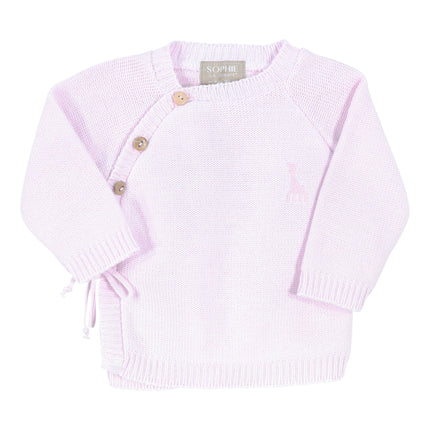 Sophie la Jirafa Bebé Cardigan Chaleco Sobrepelliz Rosa