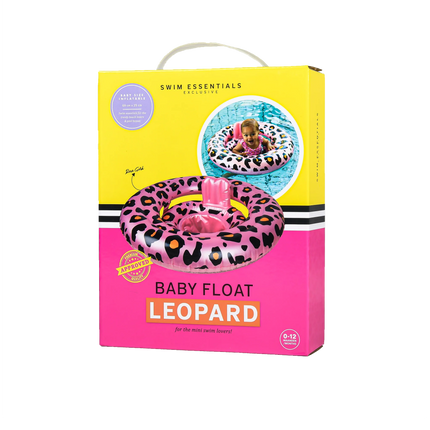 Banda de natación Swim Essentials Baby Panther Print Oro rosa 69Cm