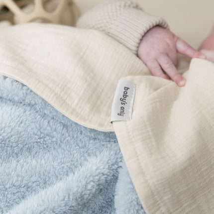 Manta de cuna Baby's Only Cozy Misty Blue