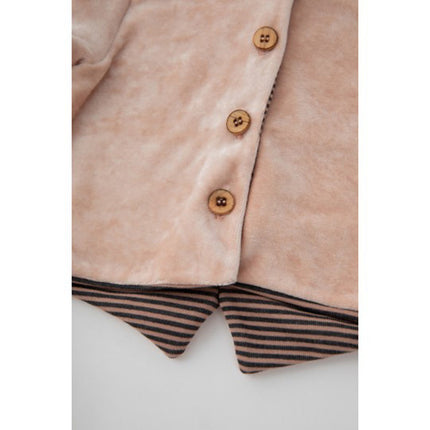 Bamboom Chaqueta de bebé con capucha Terciopelo Rosa