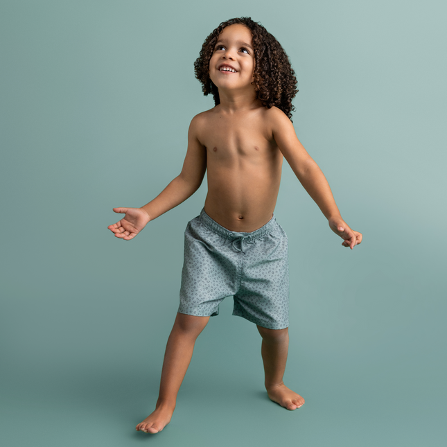 Pantalones cortos de natación Essentials Niño Verde Leopardo