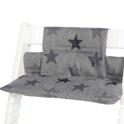 Juego de cojines reductores para asiento Dooky Tripp Trapp Gris Estrellas