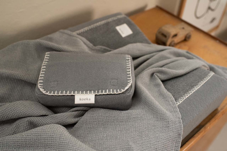 Funda para cambiador Koeka Riga Gris Acero