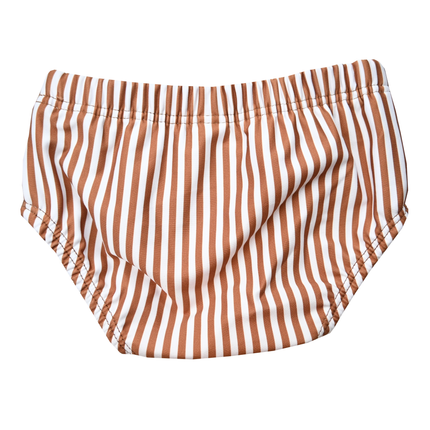 Slipstop Pantalones de baño Niño Rayas Coñac Niña