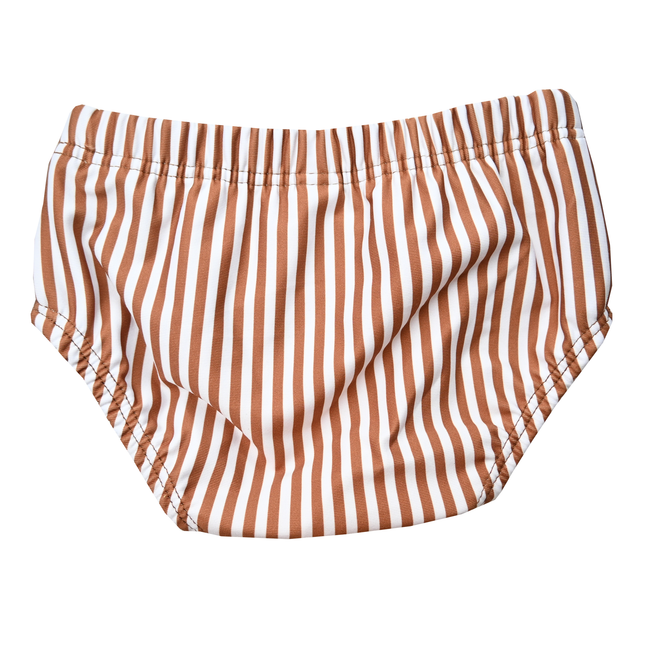 Slipstop Pantalones de baño Niño Rayas Coñac Niña