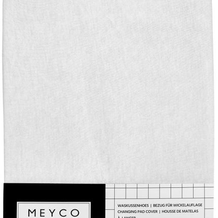 Meyco Funda cambiador Basic Jersey Blanco