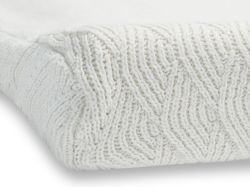 Jollein Funda cambiador River Knit Crema Blanco 50x70cm