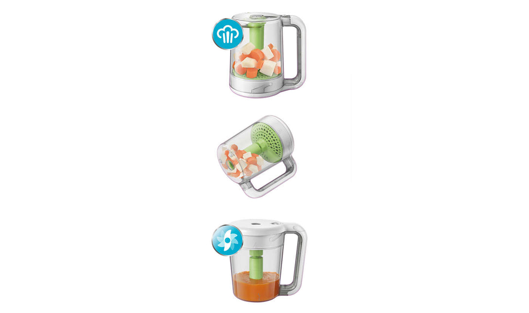 Preparador de comida para bebés 2 en 1 Philips Avent