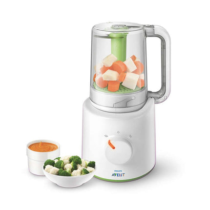 Preparador de comida para bebés 2 en 1 Philips Avent