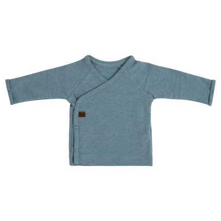 Baby's Only Wrap Shirt Baby Melange Stonegreen Premature