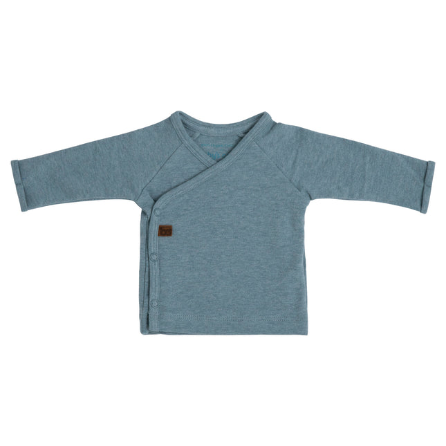 Baby's Only Wrap Shirt Baby Melange Stonegreen Premature