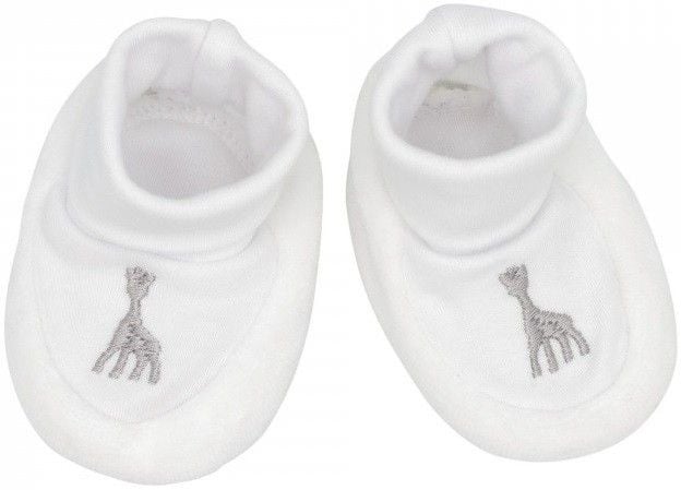 Pantuflas de bebé Sophie la Jirafa Blancas