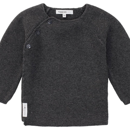 Noppies Baby Cardigan Pino Gris Oscuro Melange