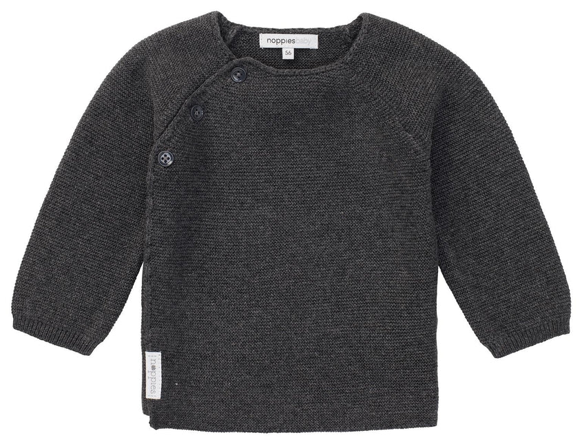 Noppies Baby Cardigan Pino Gris Oscuro Melange