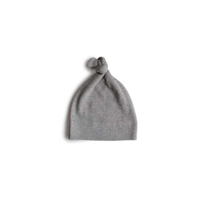 Gorro para bebé Mushie Gris Melange