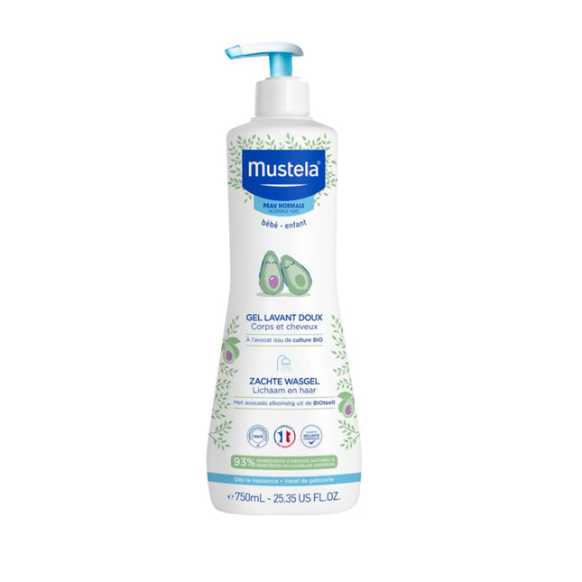 Jabón Mustela Bebé 750ml