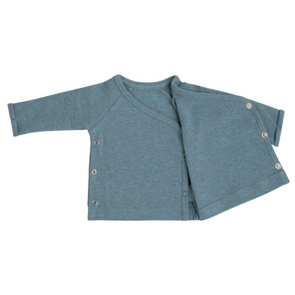 Baby's Only Wrap Shirt Baby Melange Stonegreen Premature