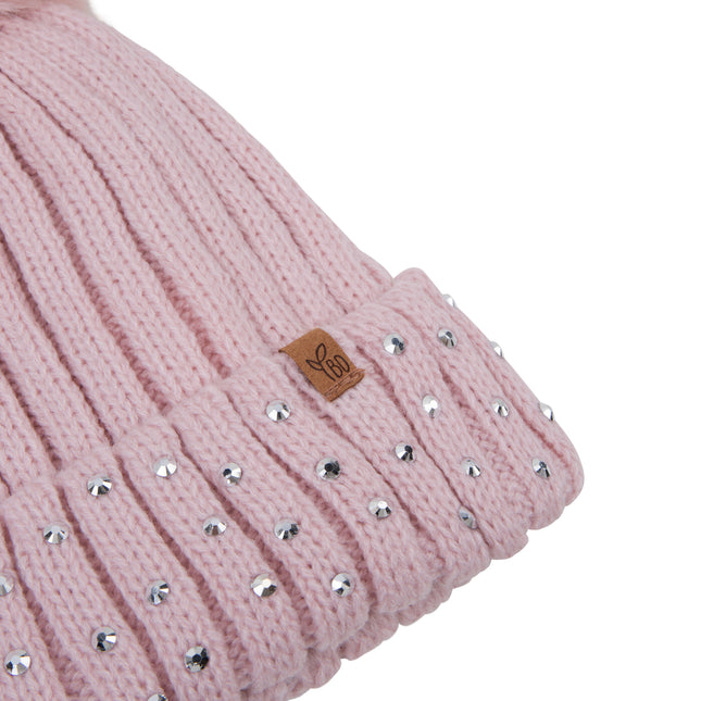 Gorro para bebé Baby Dutch Glitter Rosa