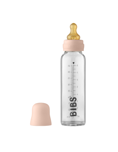 BIBS Biberón Cristal 225ml Blush