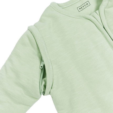 Saco de Dormir Meyco Baby Zip Off Mangas Suave Verde