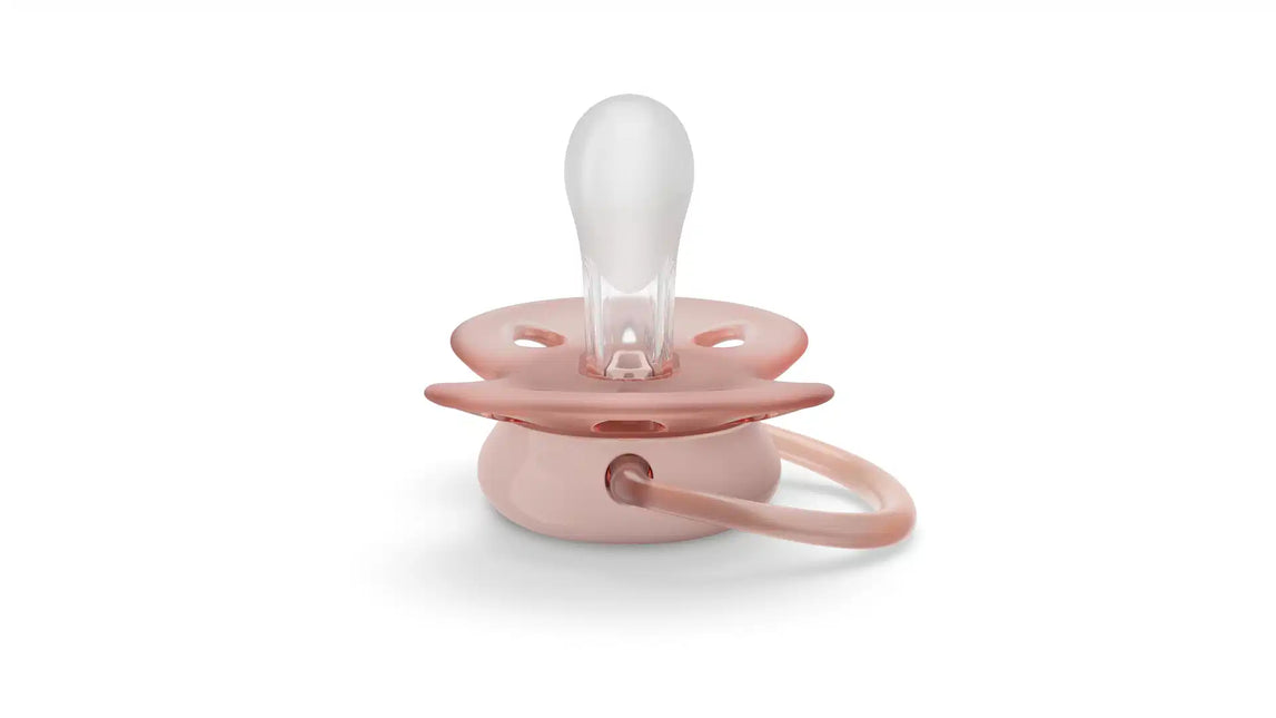 Philips Avent Chupete +0 Meses Suave Gris/Rosa