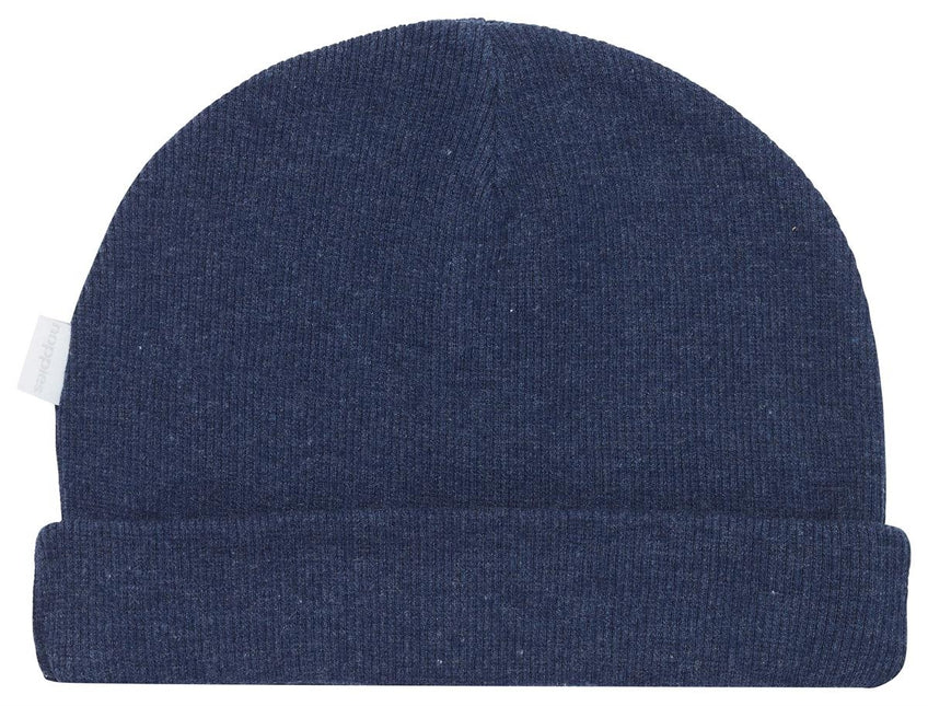 Gorro para bebé Noppies Nevel Navy Melange