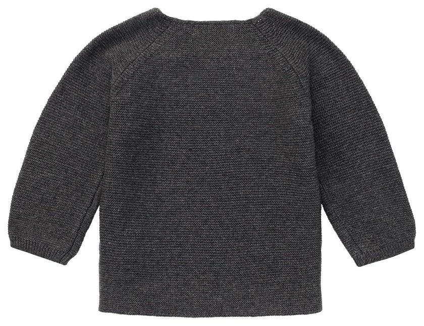 Noppies Baby Cardigan Pino Gris Oscuro Melange