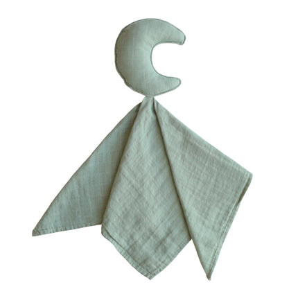 Mushie Manta de peluche Lovey Moon Roman Verde