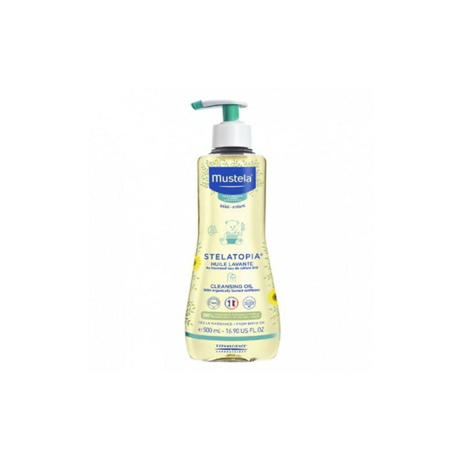 Mustela Aceite de Baño Limpieza Bebé 500ml