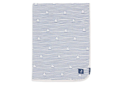 Manta de cuna Jollein Raya Miffy Azul Marino 75X100cm