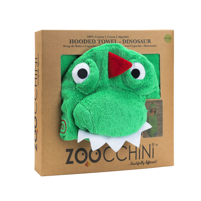 Zoocchini Funda de Baño Bebé Devin El Dinosaurio Algodón