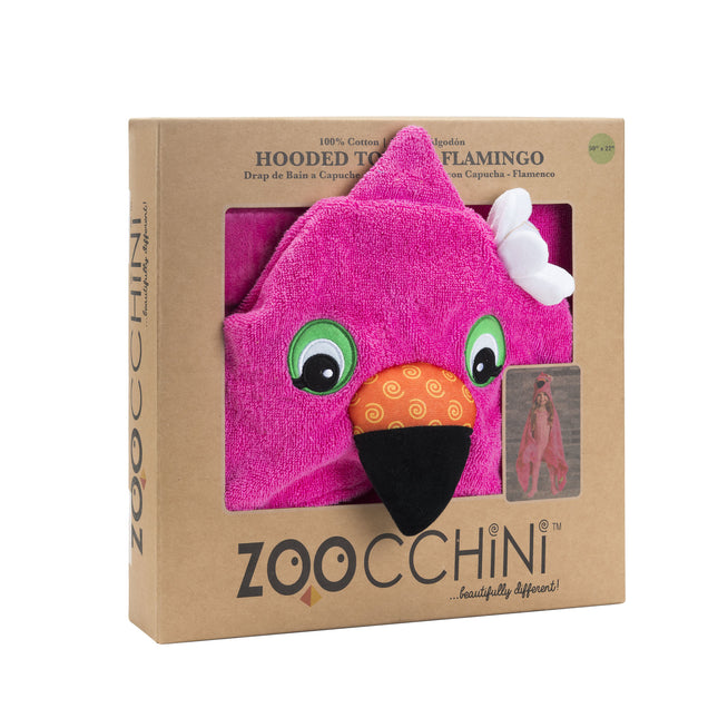 Zoocchini Funda de Baño Bebé Franny El Flamenco Algodón