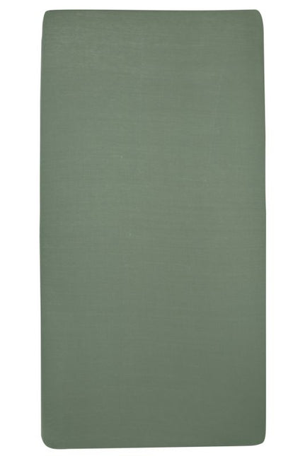 Meyco Sábana Ajustable Jersey 70X140/150 Verde Bosque