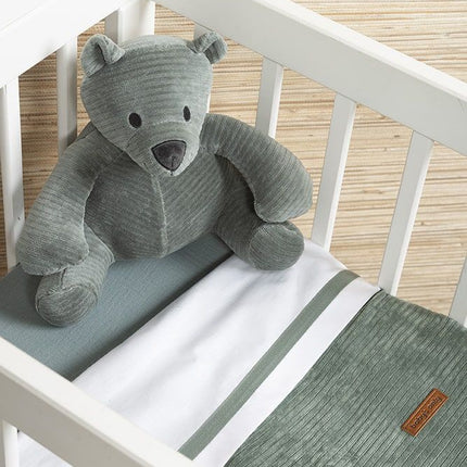 Sábana Ajustable Baby's Only Breeze Stonegreen 40x80cm