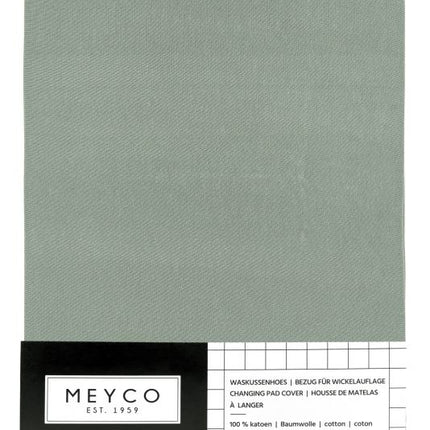 Funda cambiador Meyco Basic Jersey Verde Piedra