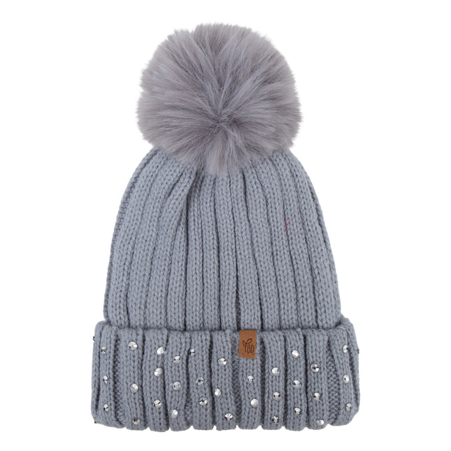 Gorro para bebé Baby Dutch Glitter Gris