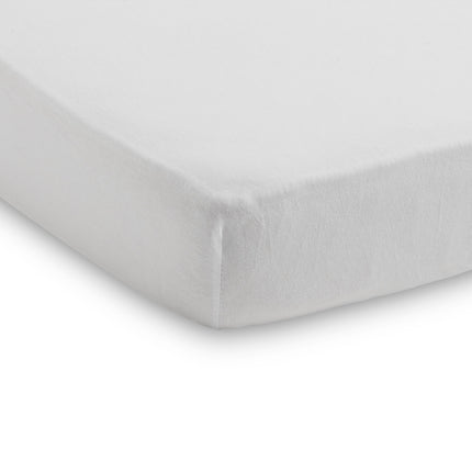 Jollein Sábana Ajustable Jersey Blanco 60x120cm 2pcs