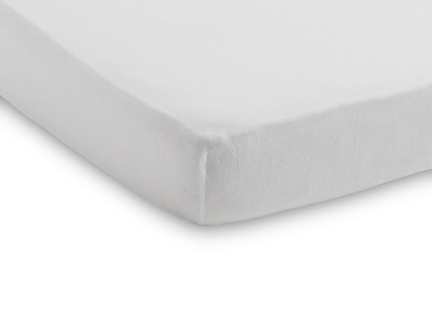 Jollein Sábana Ajustable Jersey Blanco 60x120cm 2pcs