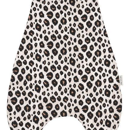 Meyco Saco de Dormir Bebé Mono Jersey 80cm Leopardo Arena Melange