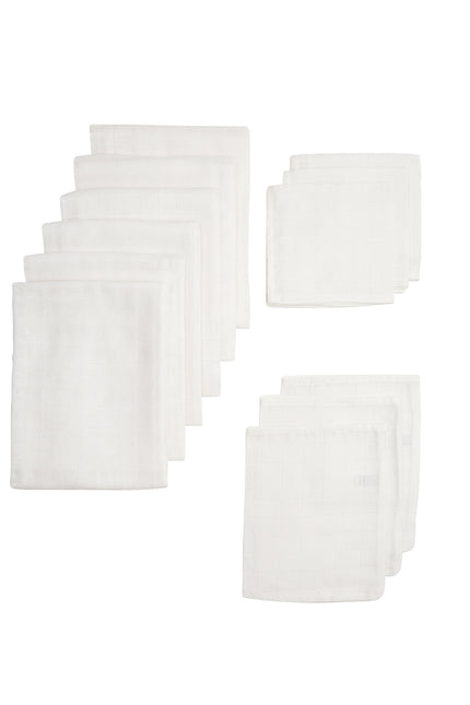 Meyco Paño hidrófilo Set hidrófilo 12St Blanco con pañales 70X70cm