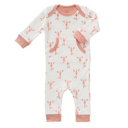 Fresk Pijama Bebé Sin Pie Langosta Coral Rosa