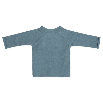 Baby's Only Wrap Shirt Baby Melange Stonegreen Premature